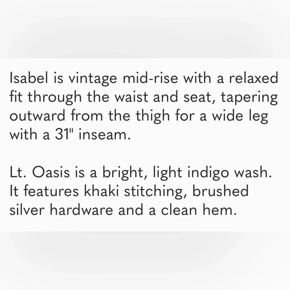 DL1961 Isabel Wide Leg Jeans | Size 27 - Picture 8 of 12